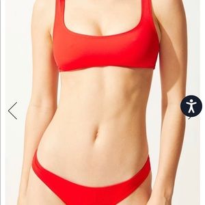 NWT Solid and Striped Swimsuit